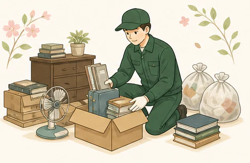 ゴミ屋敷片付けのサービス案内画像