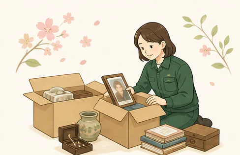 遺品整理・生前整理のサービス案内画像